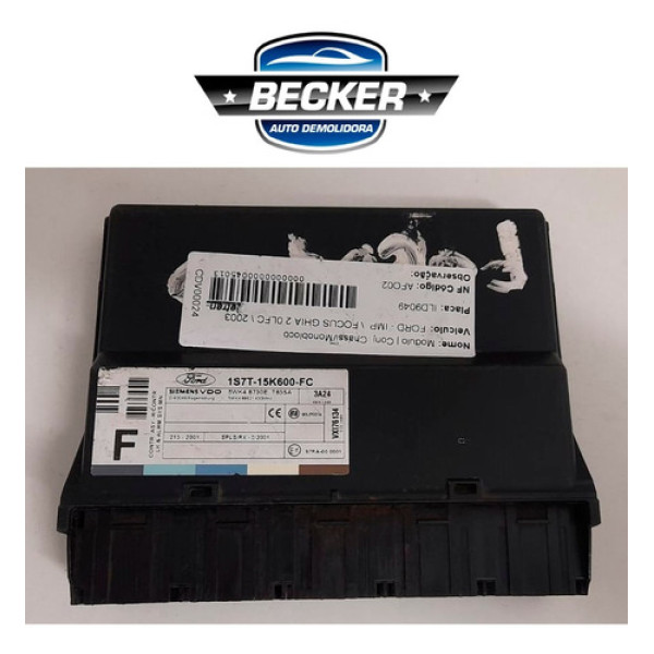 Módulo Conforto Ford Focus - 1s7t15k600fc