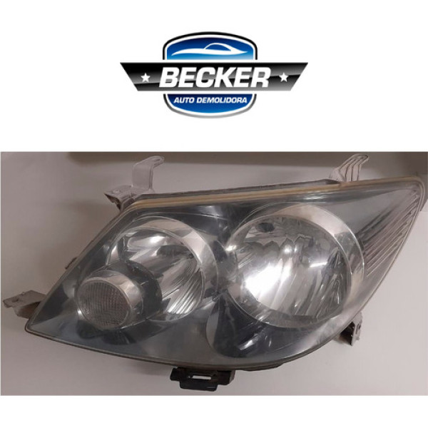 Farol Esquerdo Toyota Hilux Sw4 Srv 2007 - C/ Detalhe