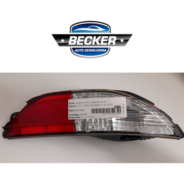 Lanterna Traseira Ré Direita Fiat Toro Volcano 2019 27470202