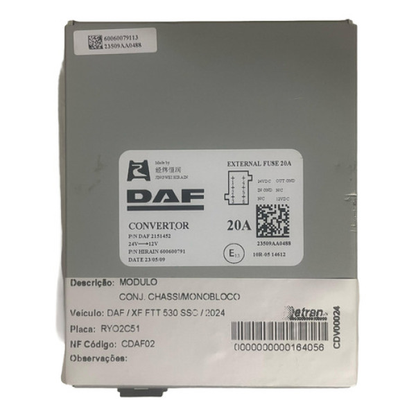 Conversor De Voltagem Xf Ftt 530 2024 - 2151452