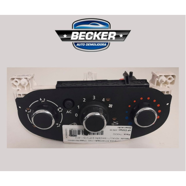 Painel Ar Condicionado Sandero 2013 - Y3846001