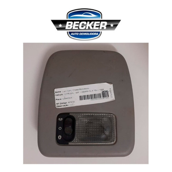Luz Interna Citroen Xsara Glx 16v 1998 - 9623752677