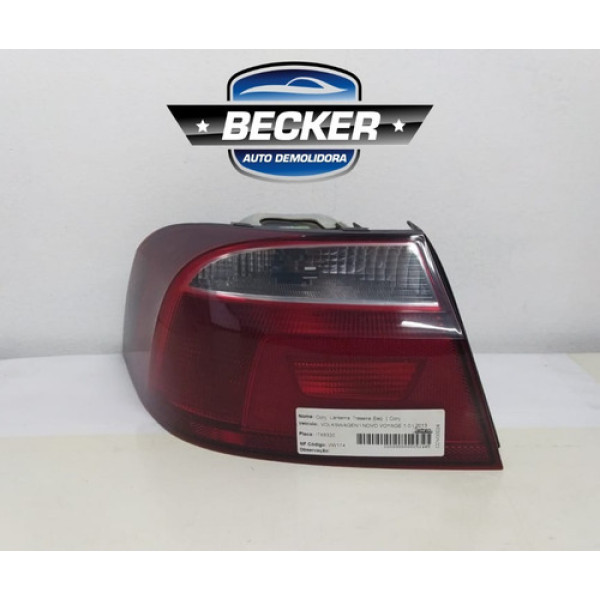 Lanterna Traseira Esquerda Voyage 2013