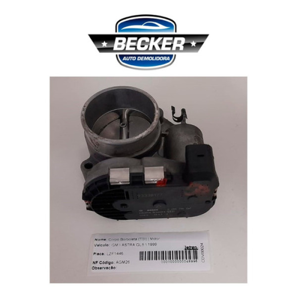 Corpo De Borboleta Tbi Gm Astra Gls 2008/2009 - 93338177