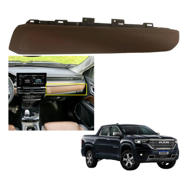 Moldura Acabamento Ram Direito Painel Rampage Laramie 2024
