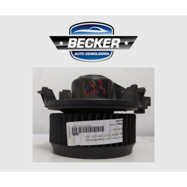 Motor Ventilador Ar Forçado Honda Civic 2007