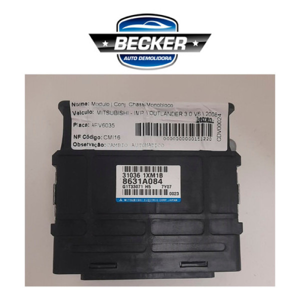 Módulo Cambio Mitsubishi Outlander V6 2008 - 8631a084
