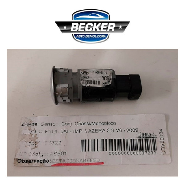 Sensor De Estacionamento Hyundai Azera 3.3 V6 2009