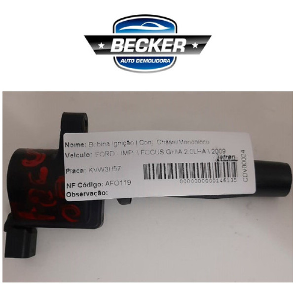 Bobina Ignição Ford Focus Ghia 2.0 2009 - 4m5e12a366aa
