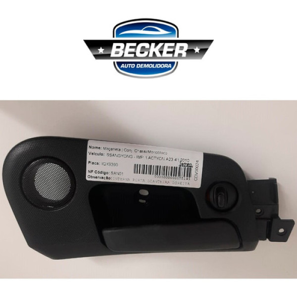 Maçaneta Interna D.d. Ssangyong Actyon A23 2010 72421090002