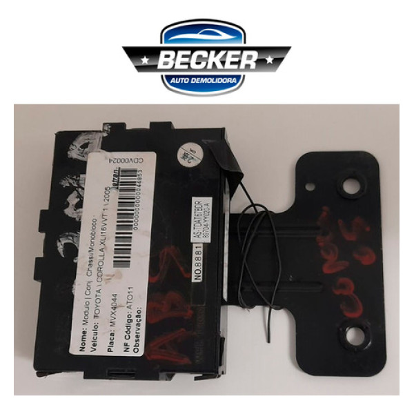 Módulo Toyota Corolla 1.6 2005 - 89704yy020a