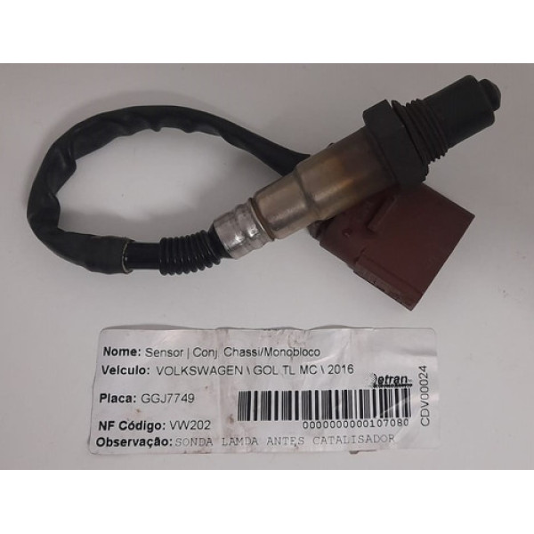 Sonda Lambda Volkswagen Gol 2016 - 0258010013/014