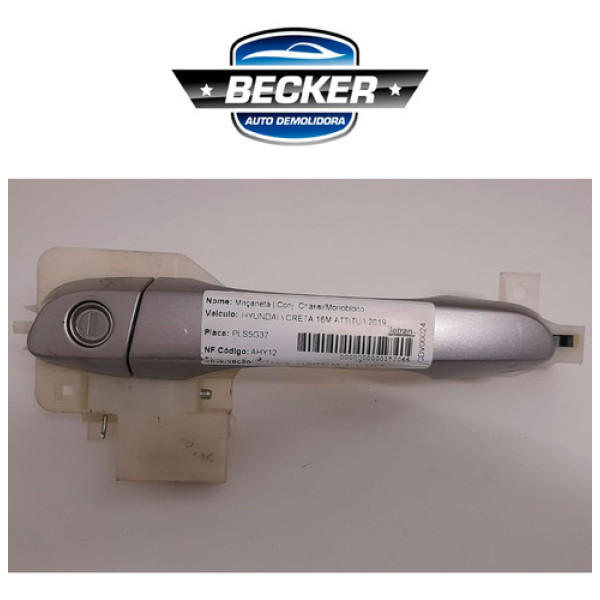 Maçaneta Externa Dianteira Esquerda Hyundai Creta 2019