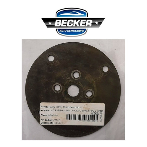 Flange Hélice Viscosa Pajero 2005