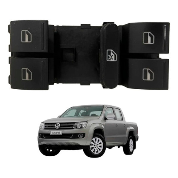 Comando Botão Vidros D.e Amarok 2010 2018 1k4959857b
