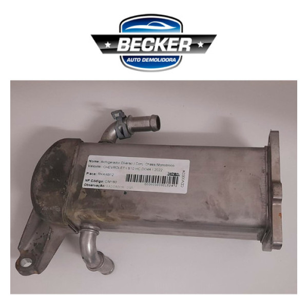 Radiador Egr Gm S10 High Country 2022