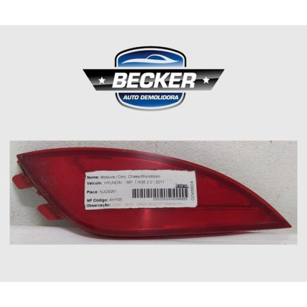 Refletor Olho De Gato Traseiro Esquerdo Hyundai Ix35