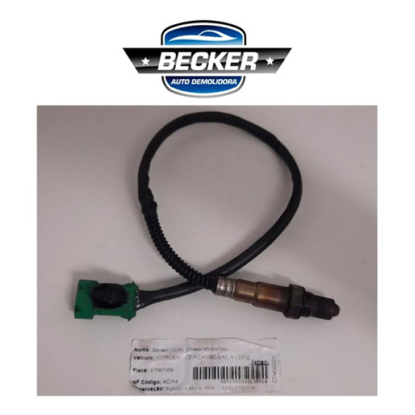 Sonda Lambda Citroen C3 Picasso Exc 2012 - Pós Catalisador