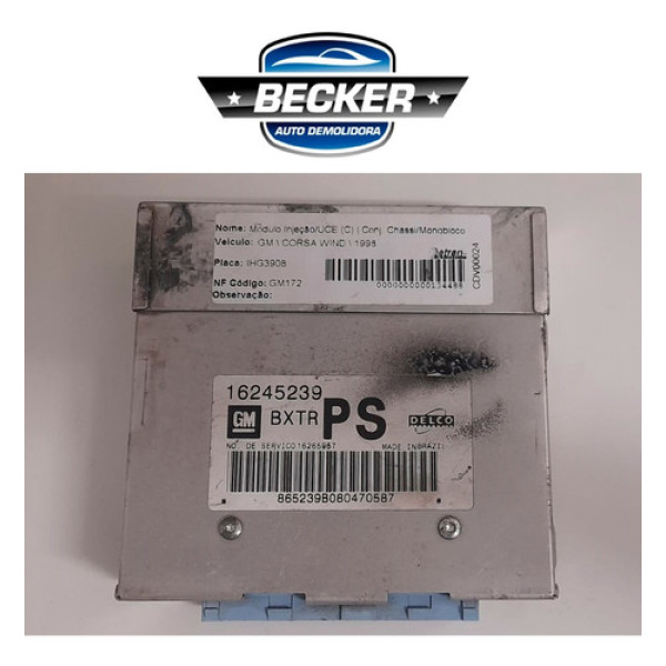 Módulo Injeção Chevrolet Corsa Wind 1998 - 16245239
