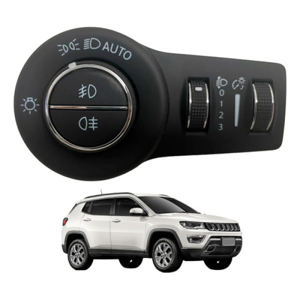 Botão Luzes Compass 2021 Diesel 07357254100 7 Pinos