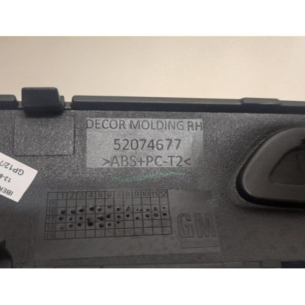 Moldura Porta D.d Gm Trailblazer Ltz 2018/2019 - 52074677