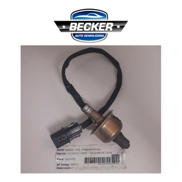 Sonda Lambda Hyundai Hb20 1.0 2016 - 3921004000
