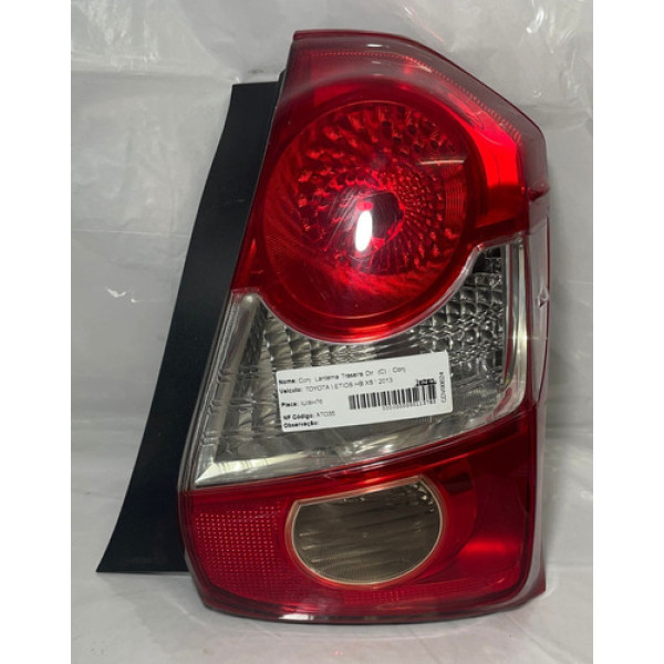 Lanterna Traseira Direita Toyota Etios Hatch 2013 Original