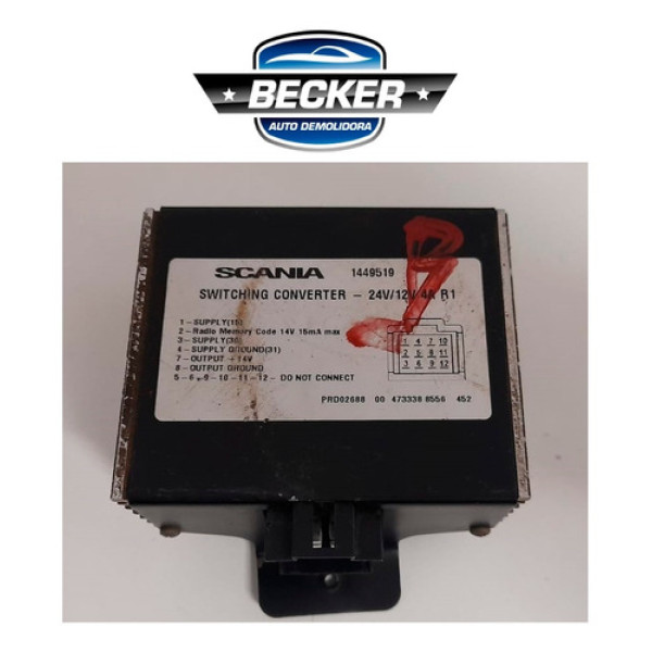 Módulo Conversor De Voltagem 24v/12v - 1449519