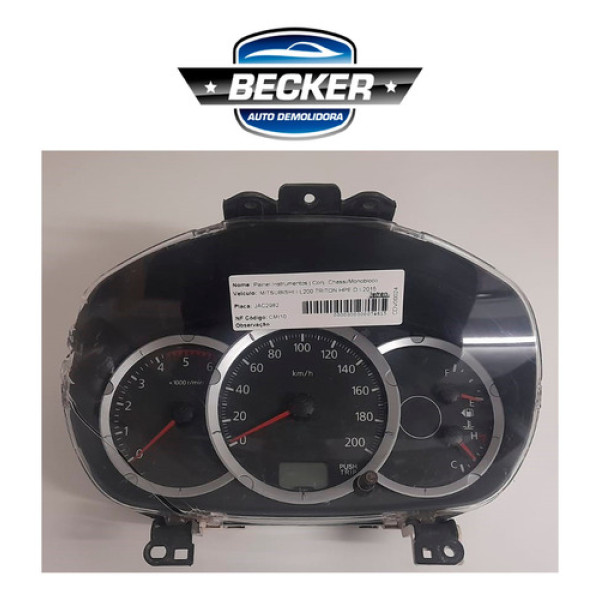 Painel De Instrumentos Mitsubishi L200 Triton 2015 8100c113