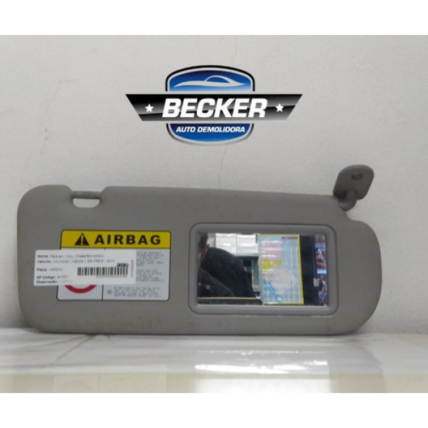 Quebra Sol Direito Com Espelho Hyundai Hb20 2014