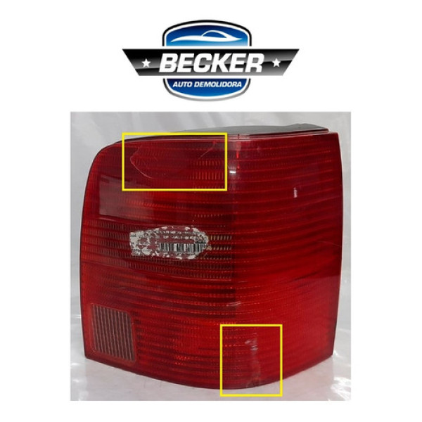 Lantera Traseira Direita Vw Passat V6 1999