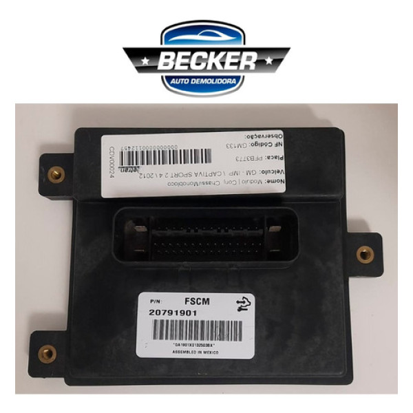 Módulo Bomba Combustível Gm Captiva Sport 2.4 2012 20791901