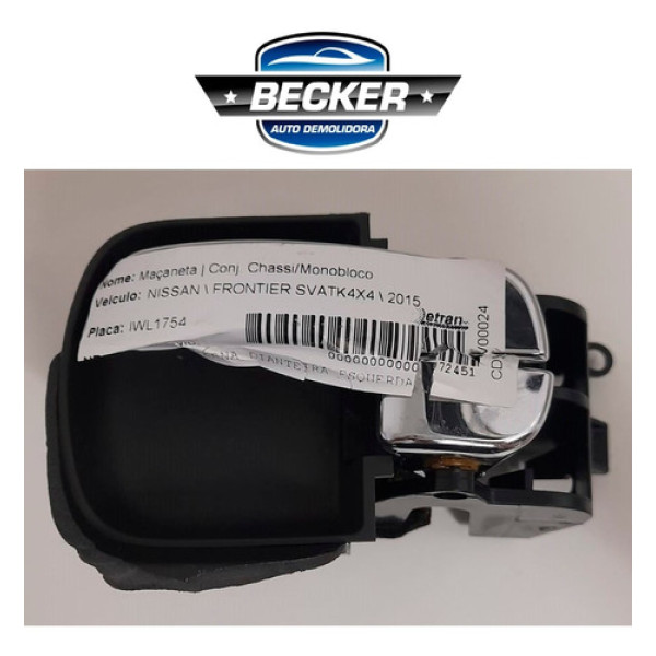 Maçaneta Dianteira Esquerda Nissan Frontier 2015