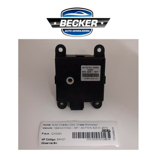 Motor Atuador Ar Ssangyong Actyon A23 2010 - 45261541