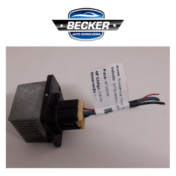 Resistência Ac Mitsubishi Outlander 3.0 V6 2008/2012