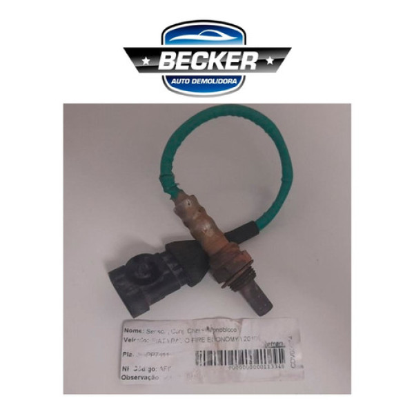 Sonda Lambda Fiat Palio Economy 2010 - 55218148