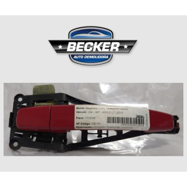 Maçaneta Externa Traseira Direita Agile 2013