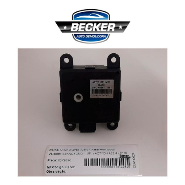 Motor Atuador Ar Ssangyong Actyon A23 2010 - 45261561