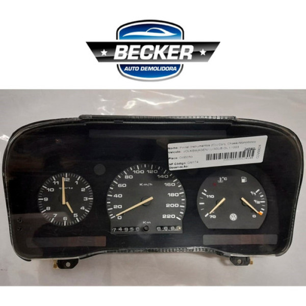 Painel De Instrumentos Vw Logus Gl 1993 - 890505030