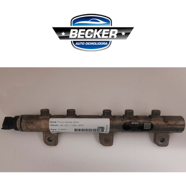 Flauta Bico Injetor Gm S10 Lt 2013 - 0445214260