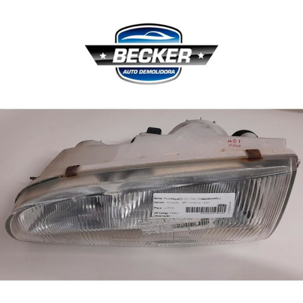 Farol Esquerdo Hyundai H100 Gl 2001 - 9210143xxx
