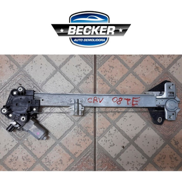 Máquina De Vidro Traseira Esquerda Honda Crv 2008