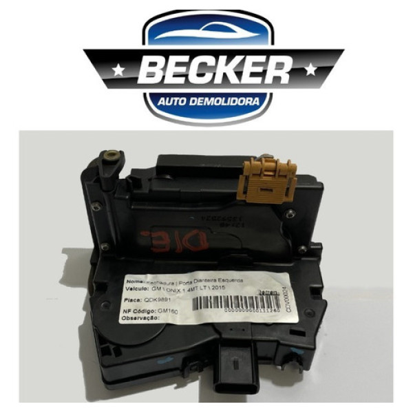 Fechadura Diant Esq Onix Prisma 15/... Original - 3031085