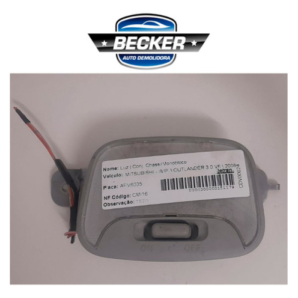 Luz Cortesia Mitsubishi Outlander V6 08/12 - Mr190205
