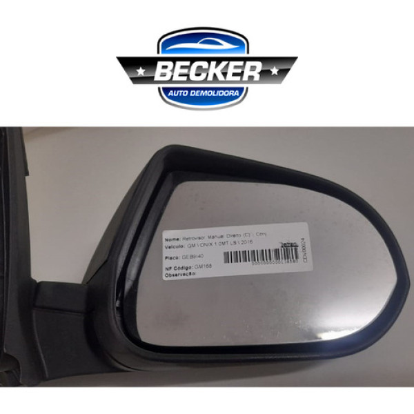 Retrovisor Direito Gm Onix 1.0 Ls 2016