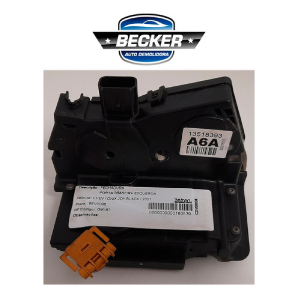 Fechadura Elétrica T.e. Onix Joy Black 2021 - 13518393 / A6a