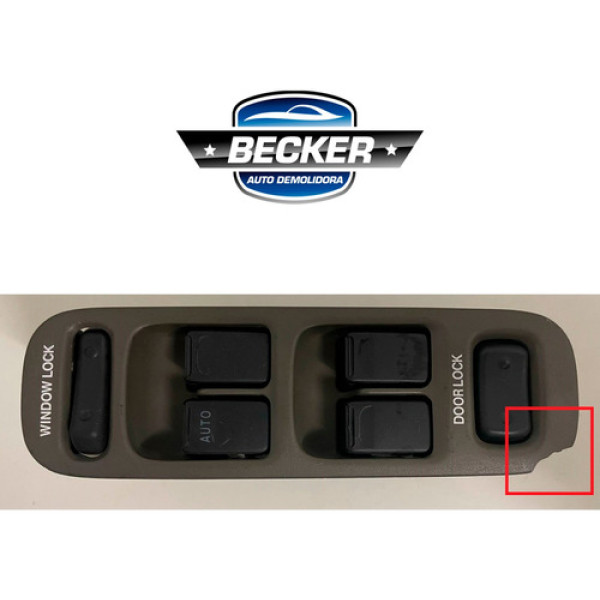 Comando Botão Vidros D.e. Tracker 2009 - 0508y - C/ Detalhe