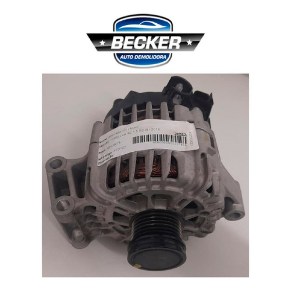 Alternador Ford Ka 1.5 2018 - Cn15103000cc