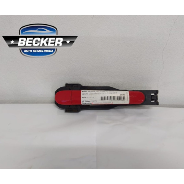 Maçaneta Externa Vermelha Gol G5 2015 (traseira/direita)