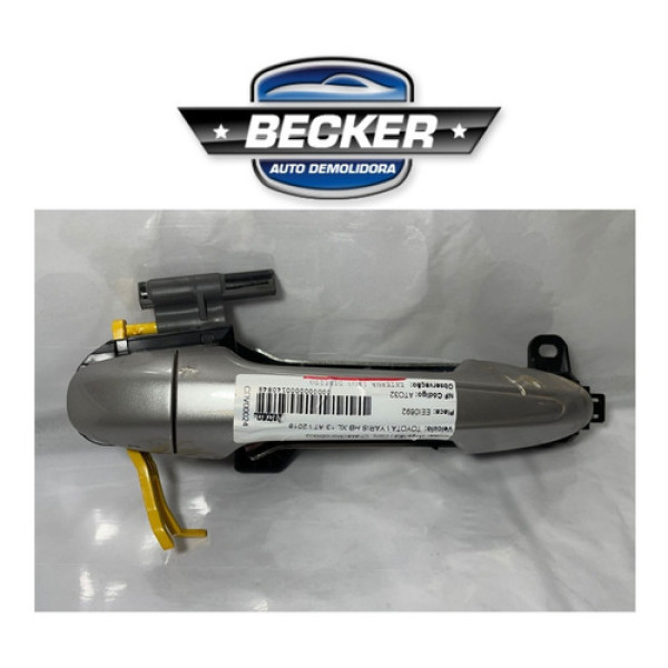 Maçaneta Externa Traseira Direita Toyota Yaris 2019